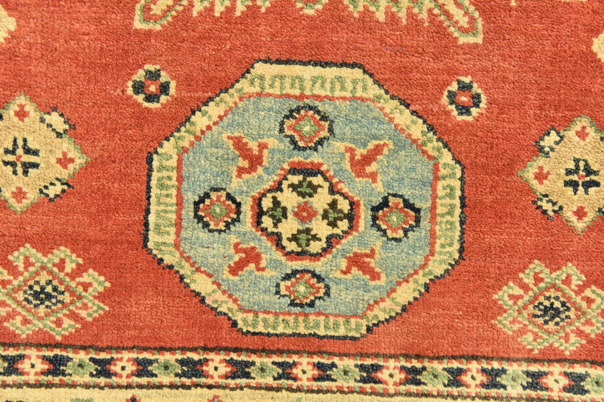 2' 9 x 4' Hand Knotted Kazak Rug