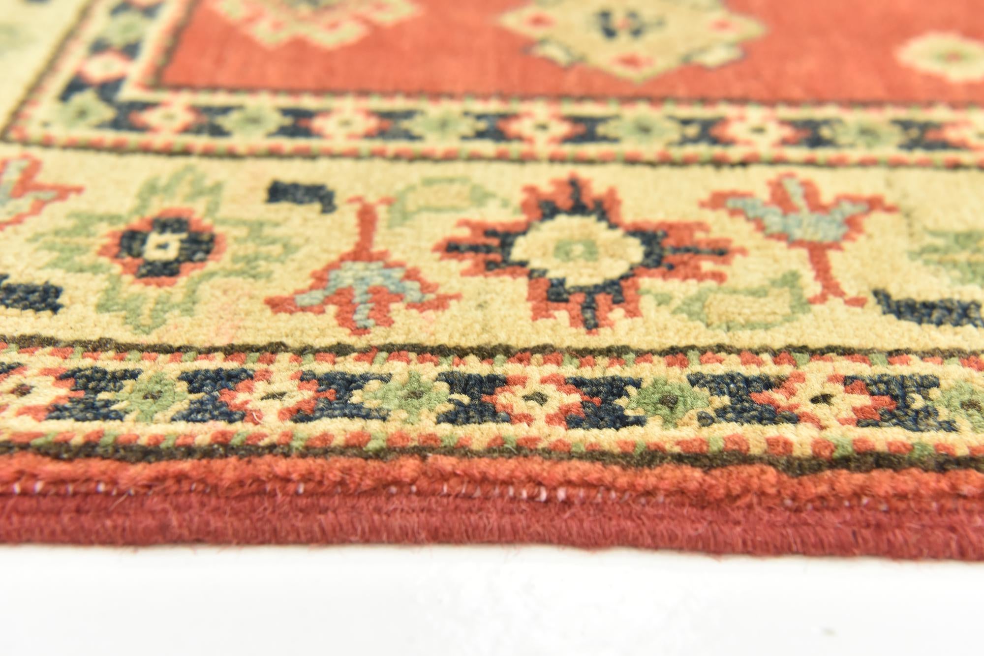 2' 9 x 4' Hand Knotted Kazak Rug