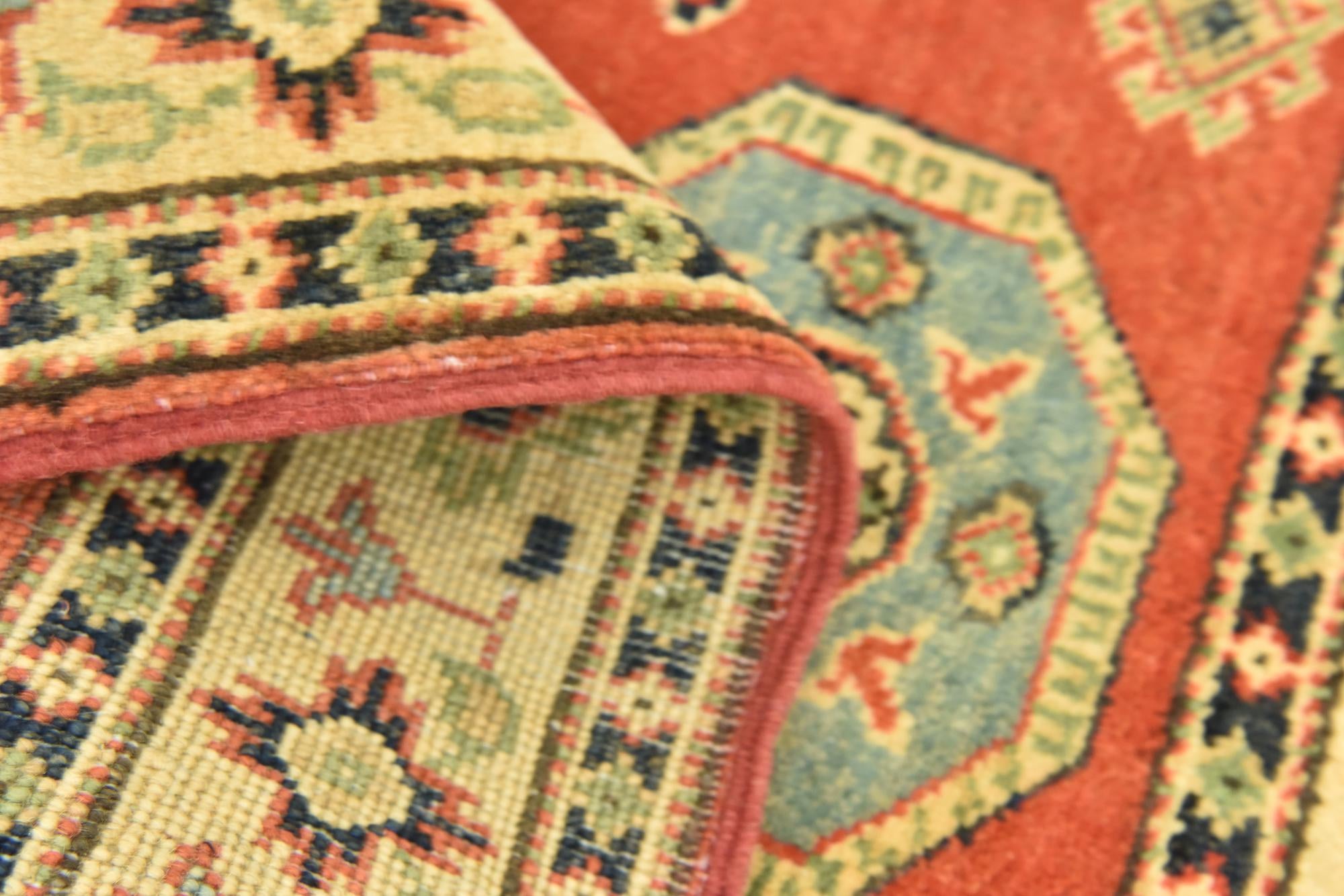 2' 9 x 4' Hand Knotted Kazak Rug