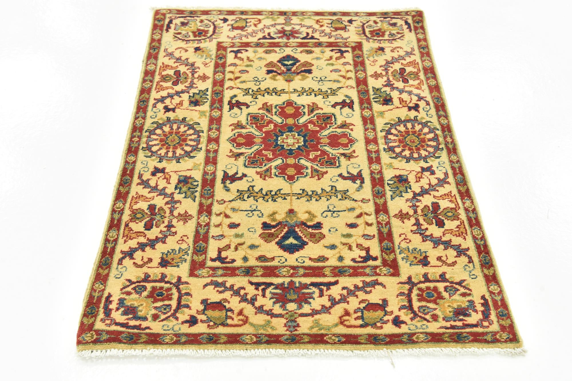 85cm x 120cm anudado a mano Kazak Alfombra