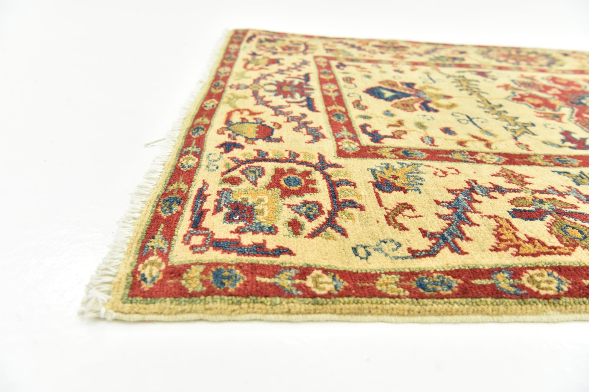 85cm x 120cm anudado a mano Kazak Alfombra