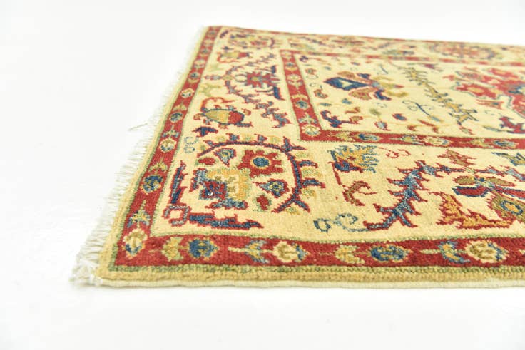 Detail image of 2' 9 x 4' Hand Knotted Kazak Rug