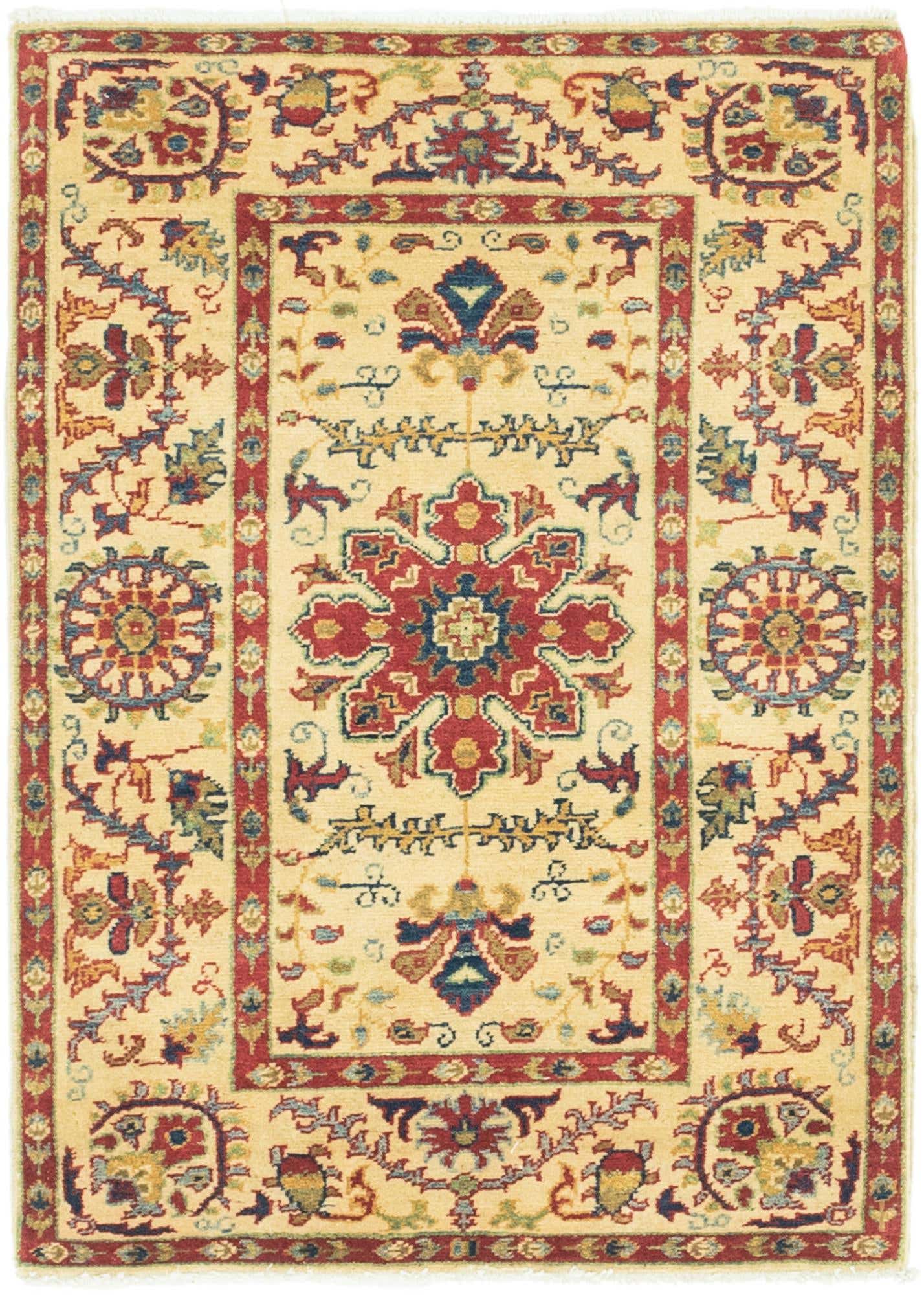 2' 9 x 4' Hand Knotted Kazak Rug