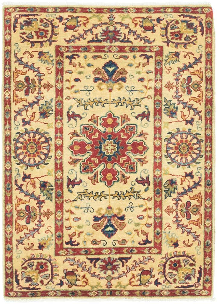 2' 9 x 4' Hand Knotted Kazak Rug