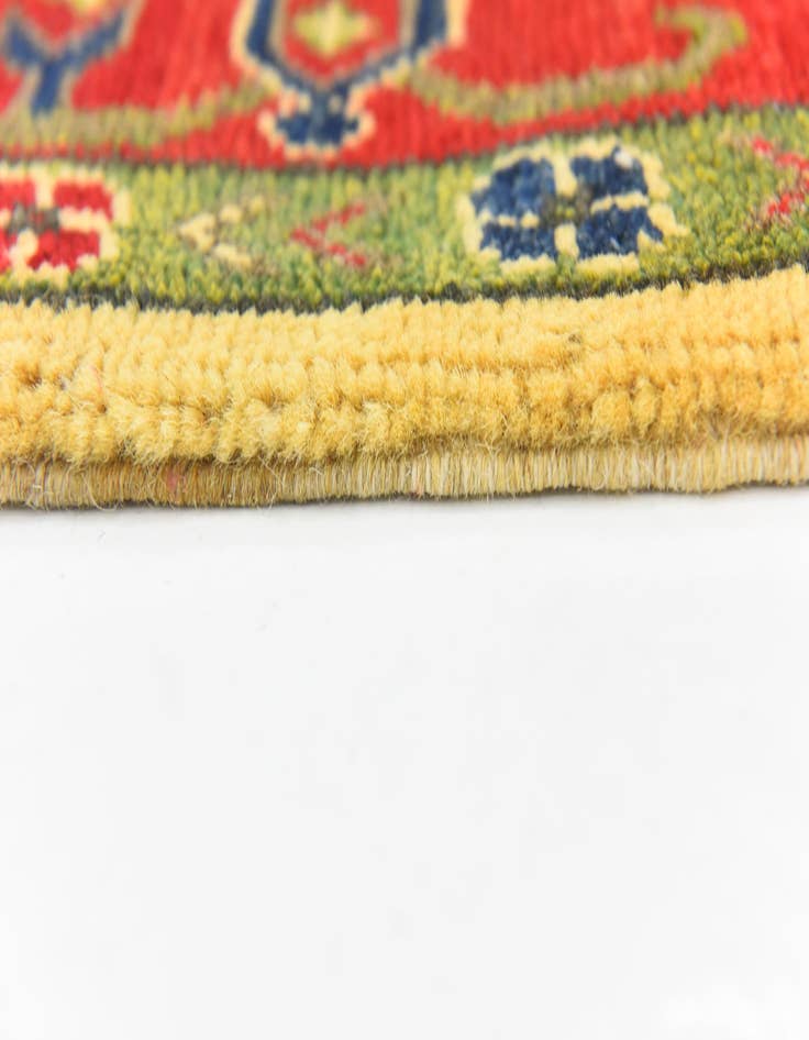 Detail image of 4' 1 x 6' 2 Hand Knotted Kazak Rug