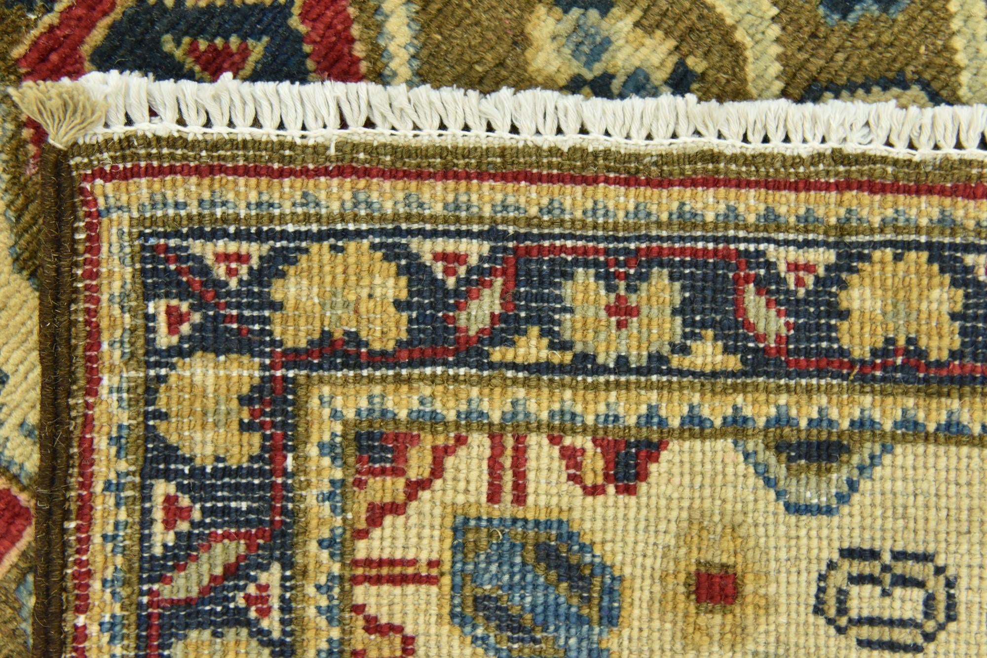 6' 9 x 9' 9 Hand Knotted Kazak Rug