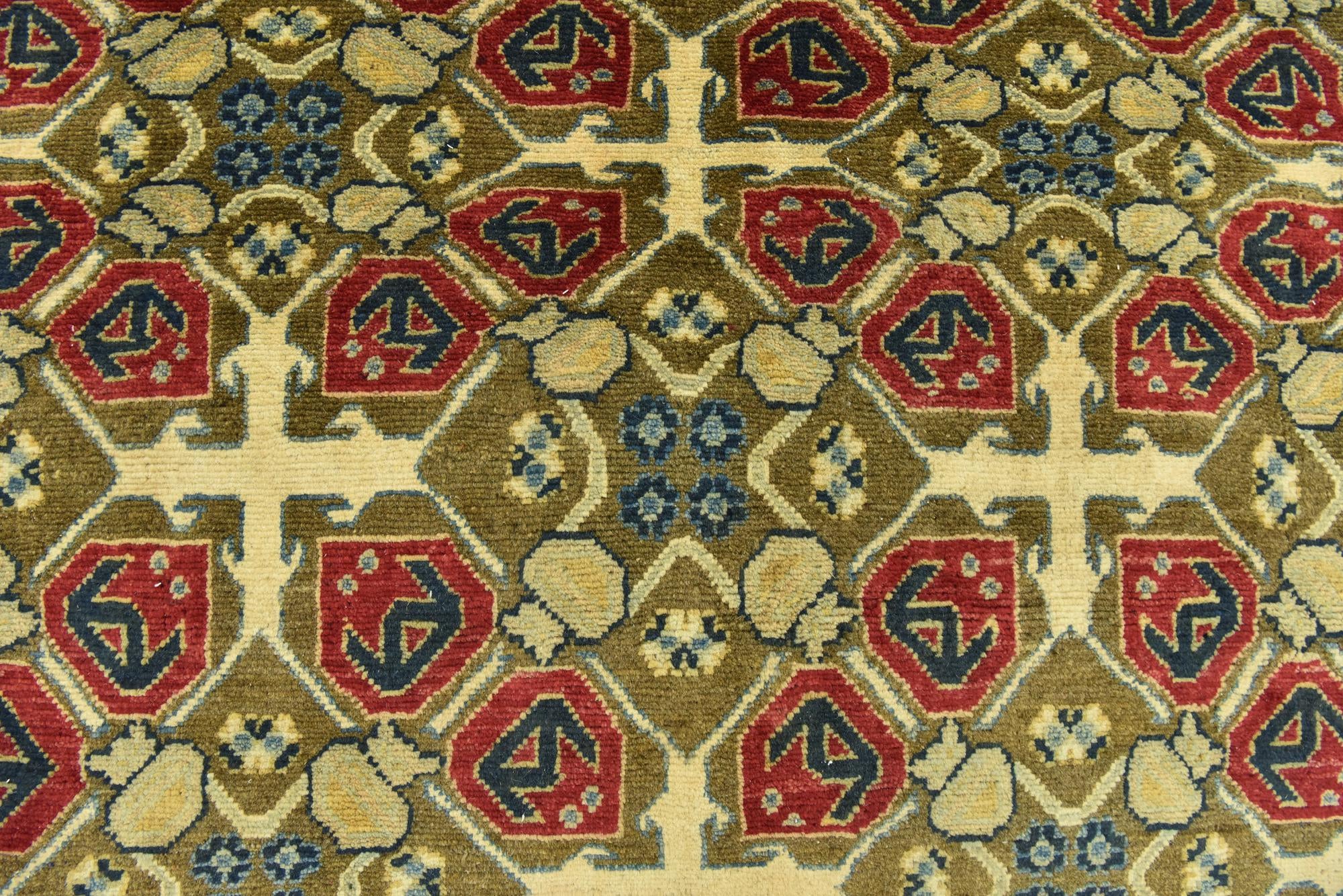 6' 9 x 9' 9 Hand Knotted Kazak Rug