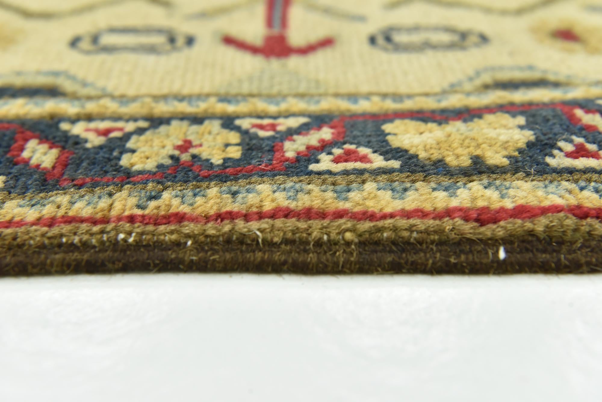 6' 9 x 9' 9 Hand Knotted Kazak Rug
