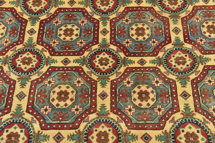 Detail image of 6' x 9' Hand Knotted Kazak Rug