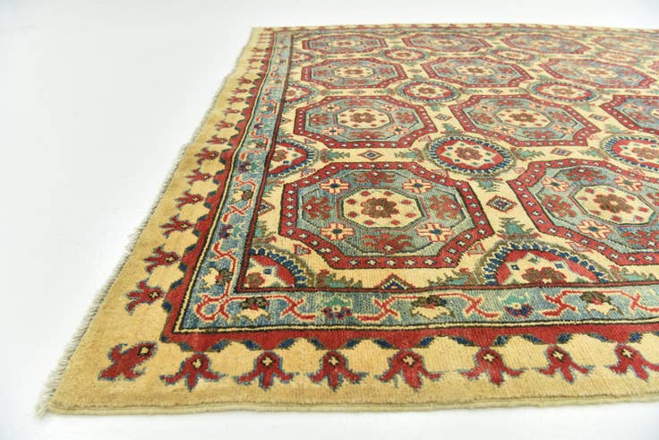 Detail image of 6' x 9' Hand Knotted Kazak Rug