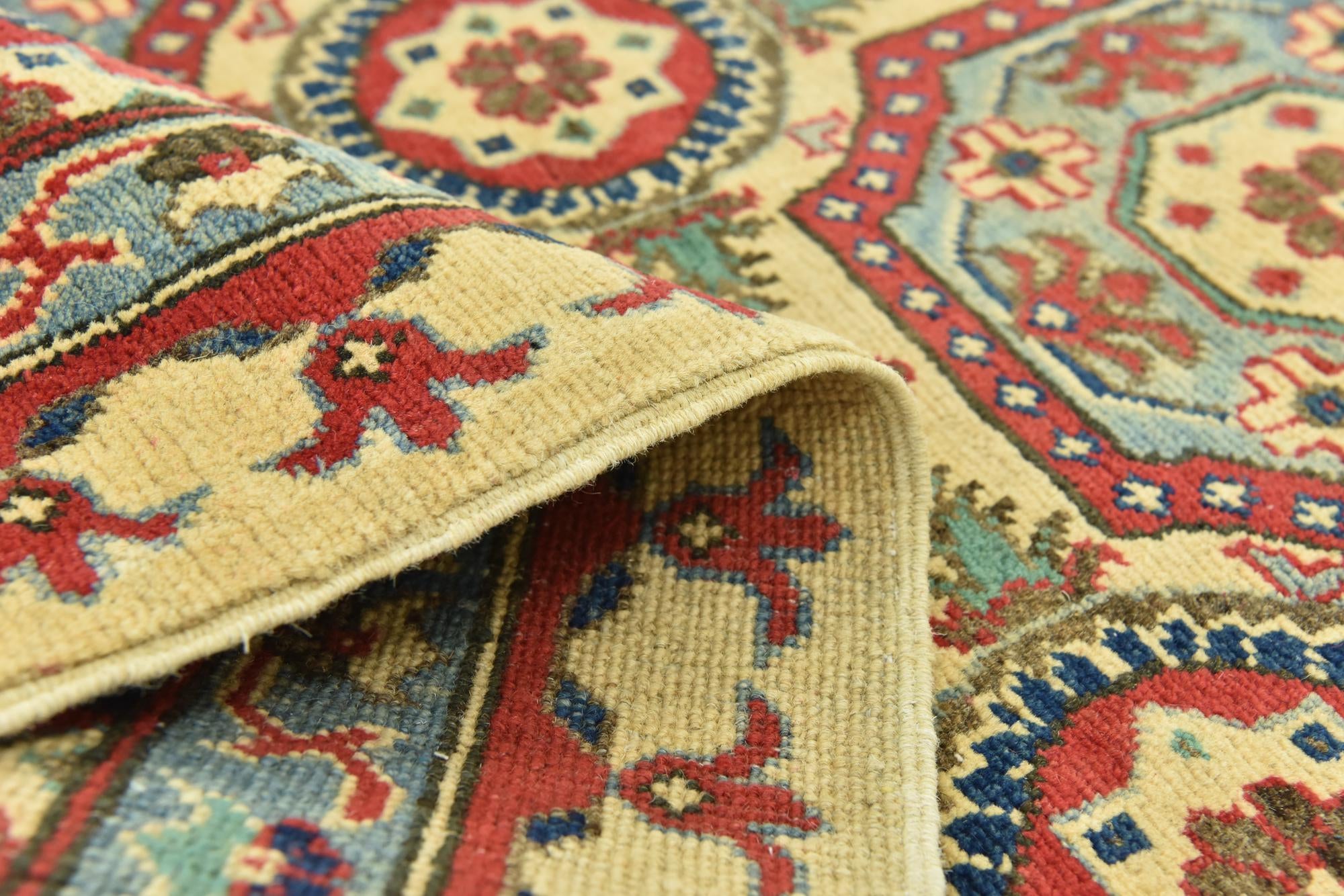 6' x 9' Hand Knotted Kazak Rug