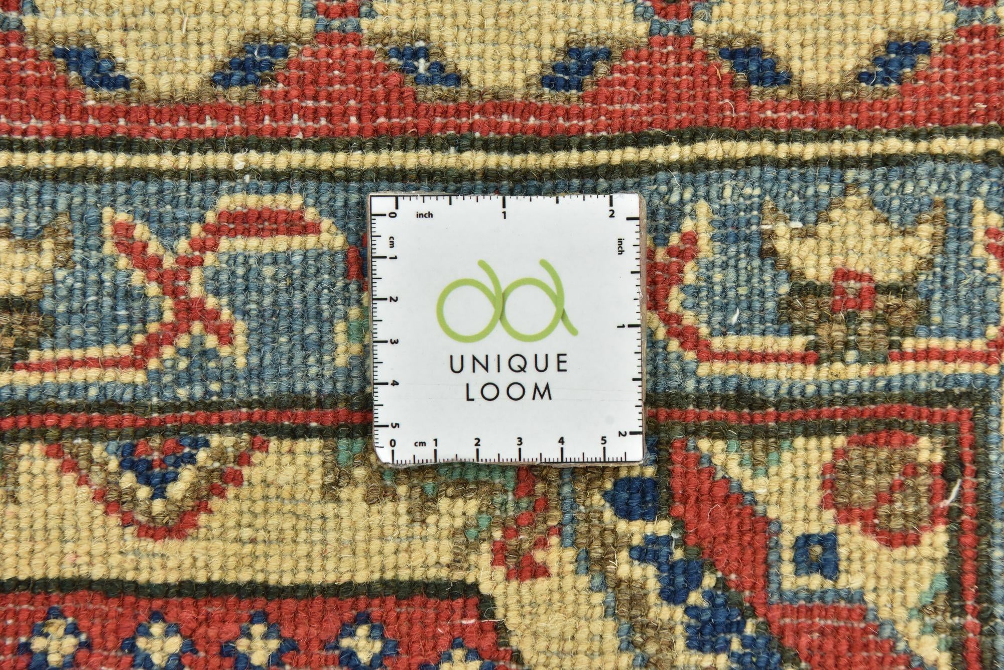 6' x 9' Hand Knotted Kazak Rug