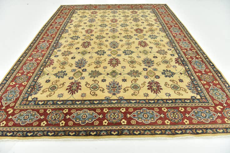Detail image of 9' 2 x 12' 1 Hand Knotted Kazak Rug