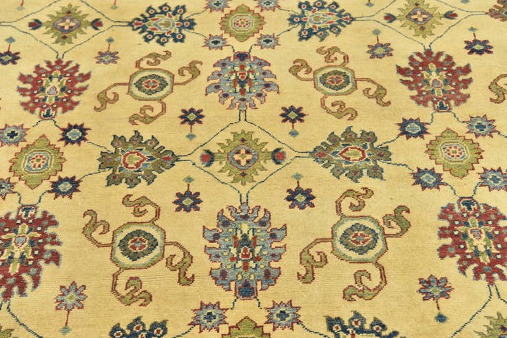 Detail image of 9' 2 x 12' 1 Hand Knotted Kazak Rug