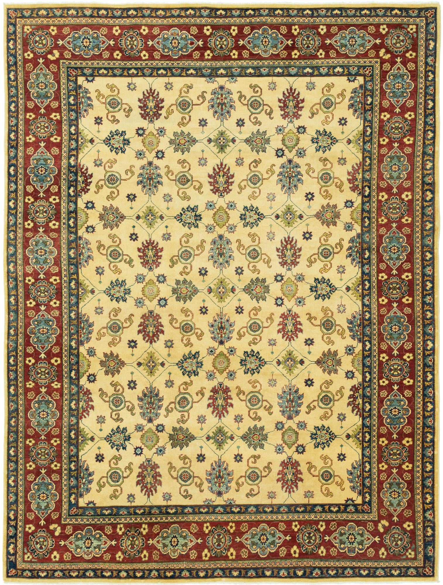9' 2 x 12' 1 Hand Knotted Kazak Rug