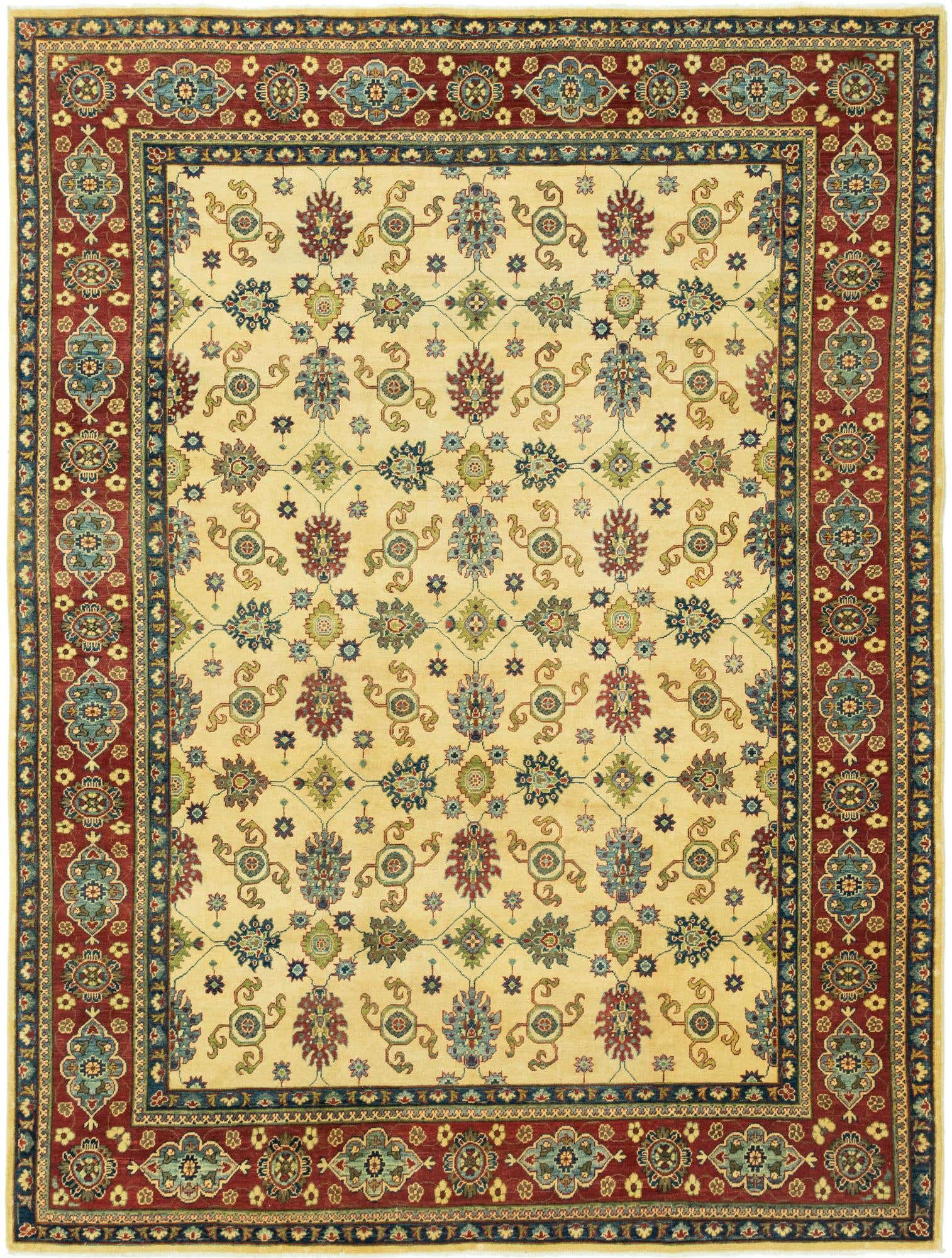 9' 2 x 12' 1 Hand Knotted Kazak Rug