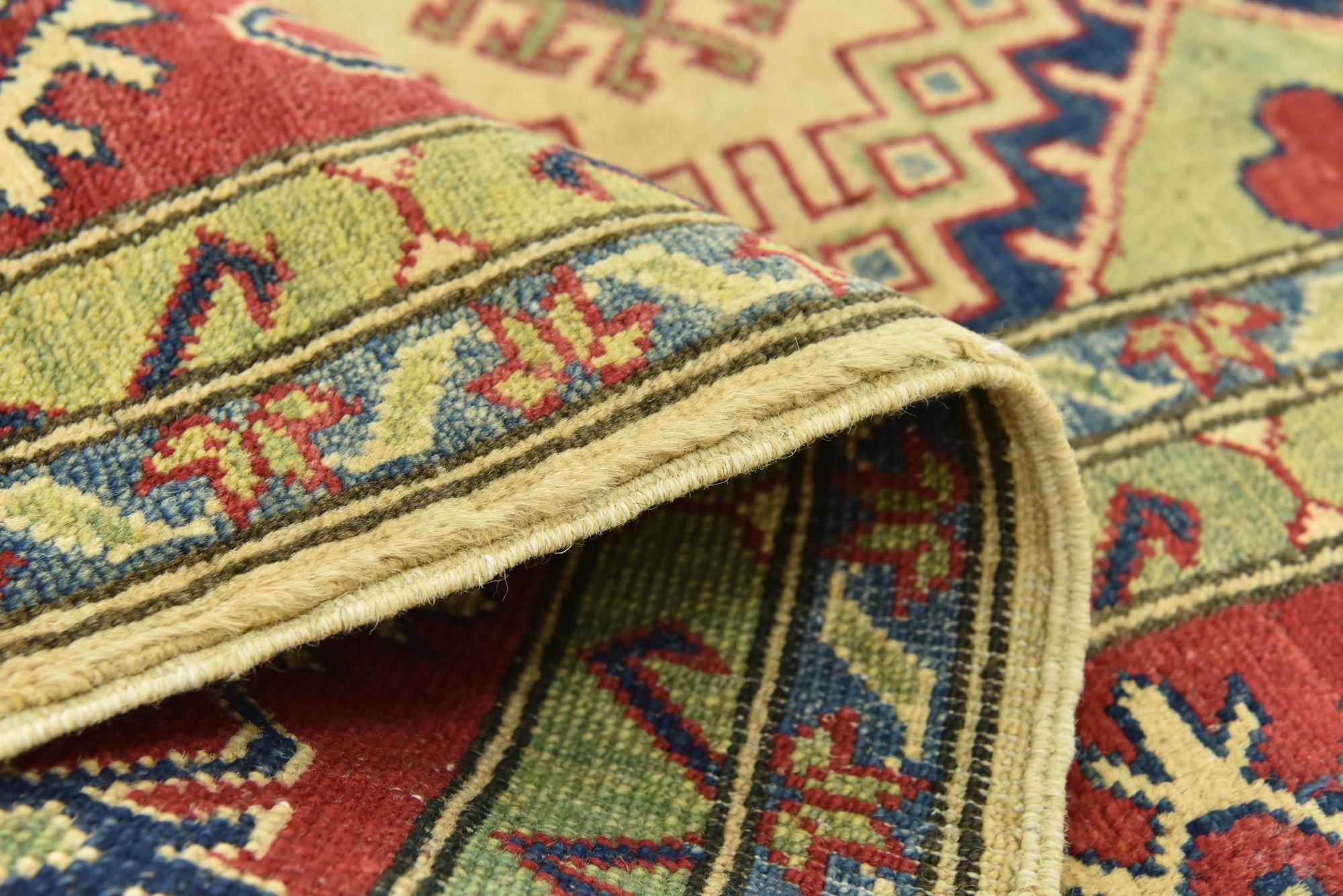 6' 8 x 9' 2 Hand Knotted Kazak Rug