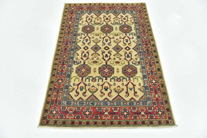 3' 4 x 5' Hand Knotted Kazak Rug