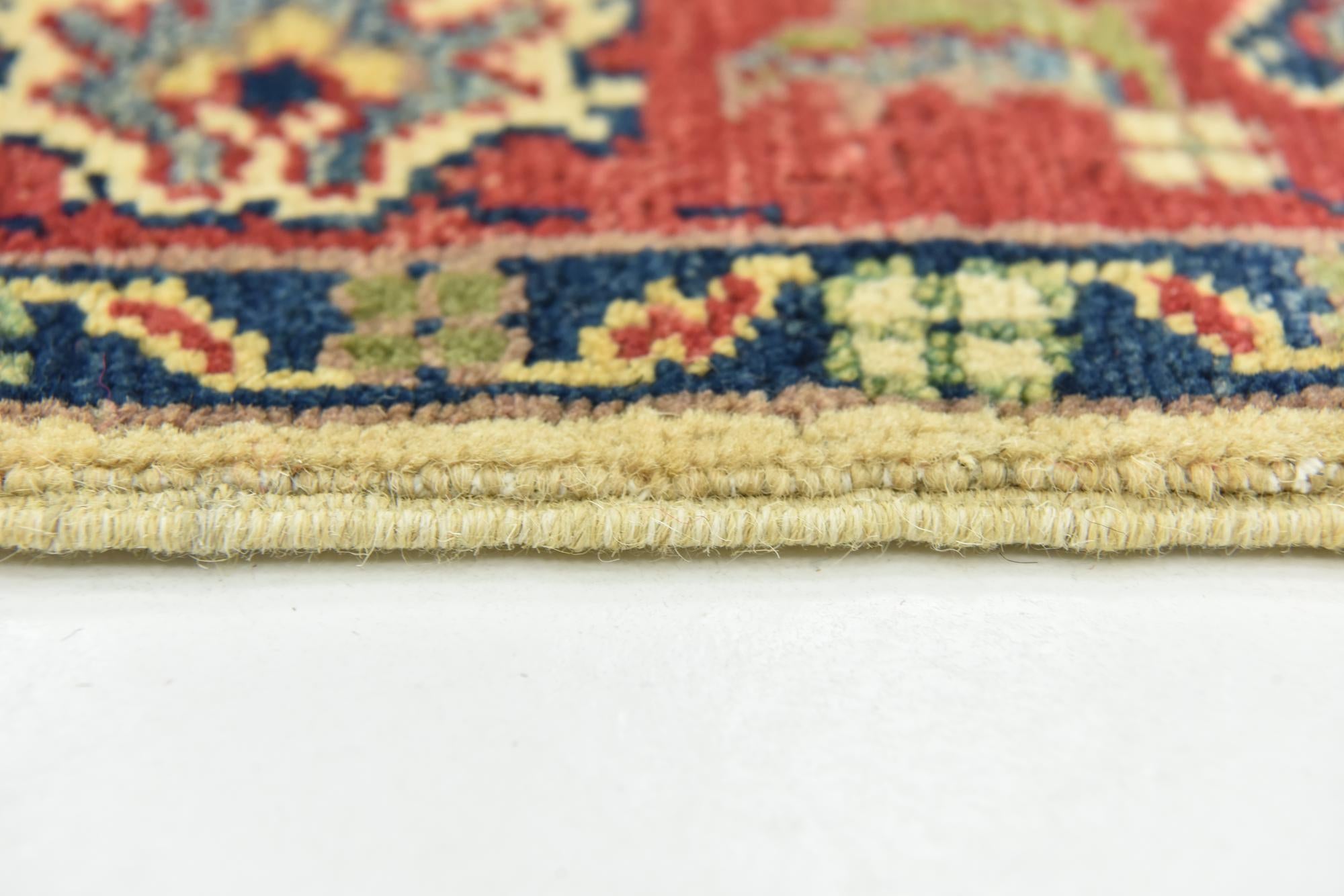 3' 4 x 5' 2 Hand Knotted Kazak Rug