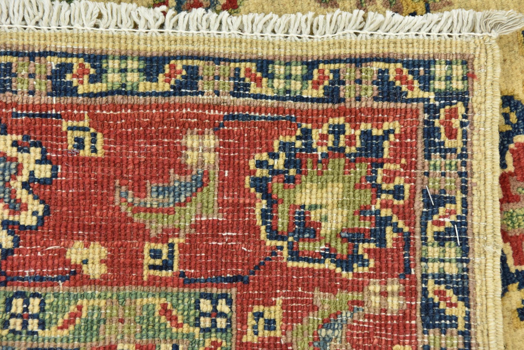 3' 4 x 5' 2 Hand Knotted Kazak Rug