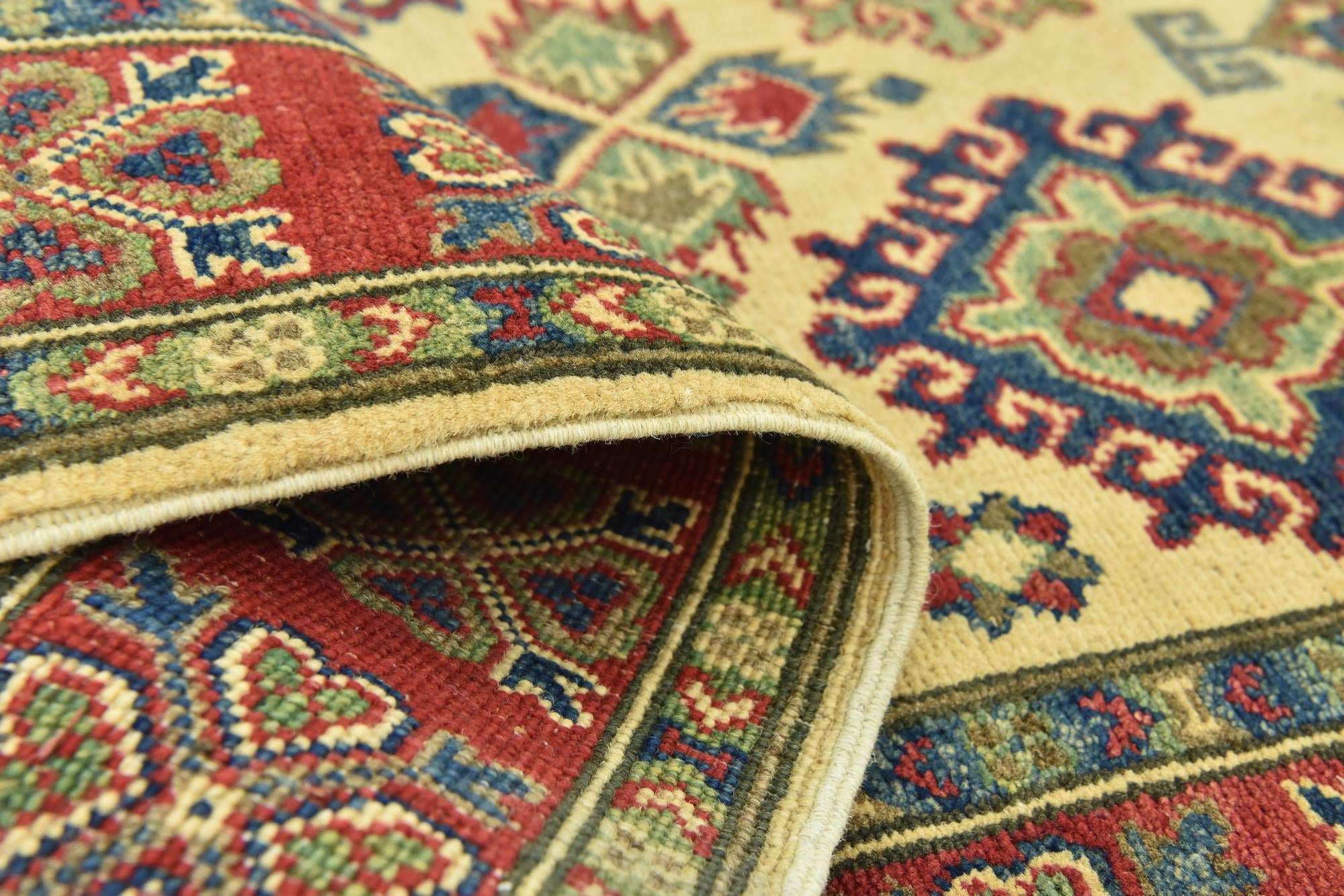 4' 2 x 6' 2 Hand Knotted Kazak Rug