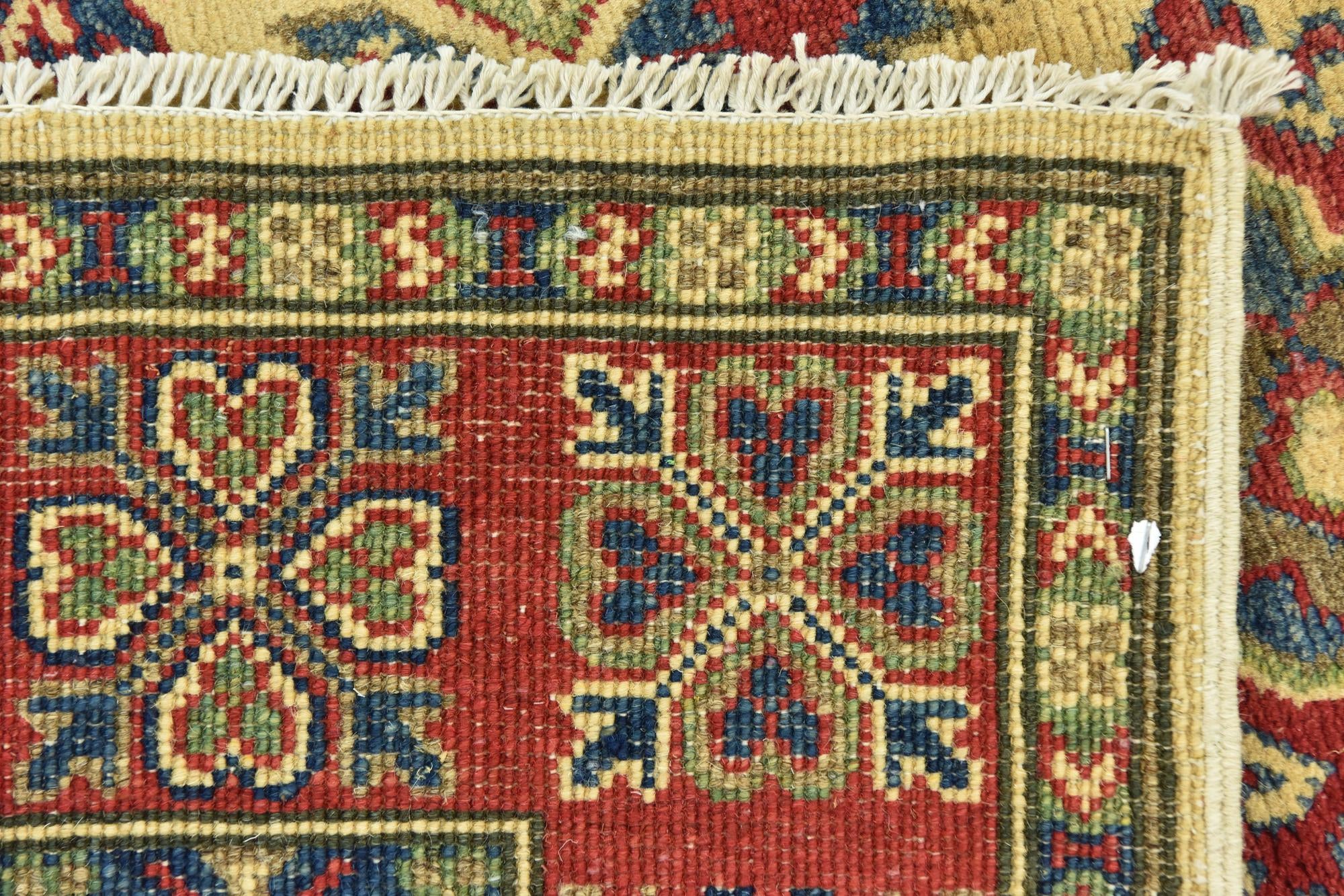 4' 2 x 6' 2 Hand Knotted Kazak Rug