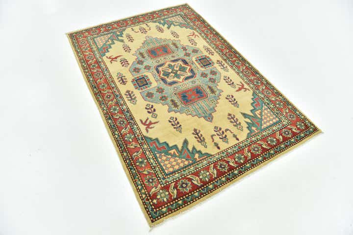 4' x 6' Hand Knotted Kazak Rug