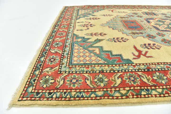 4' x 6' Hand Knotted Kazak Rug