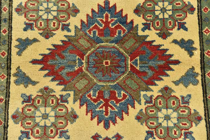3' 3 x 4' 9 Hand Knotted Kazak Rug