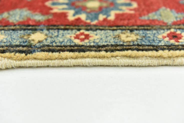 Detail image of 3' 3 x 4' 9 Hand Knotted Kazak Rug