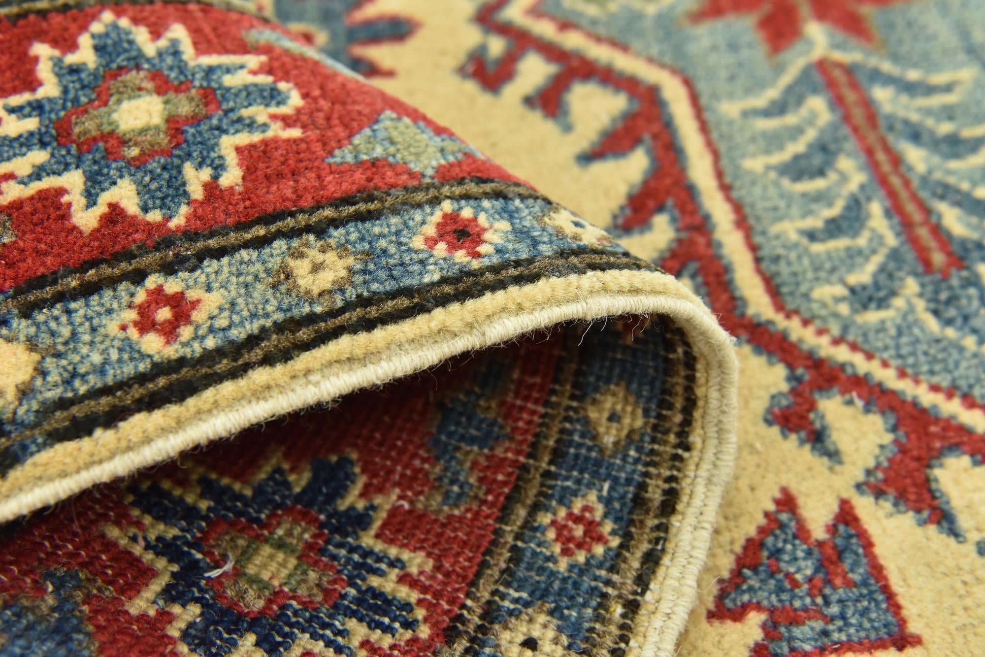 3' 3 x 4' 9 Hand Knotted Kazak Rug
