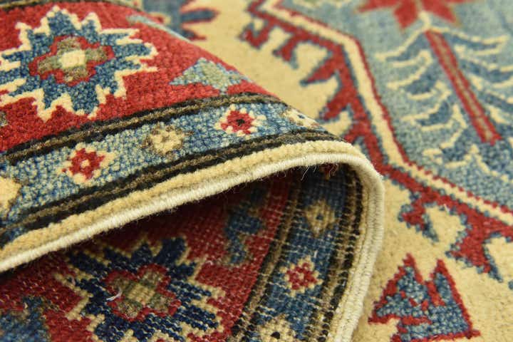 3' 3 x 4' 9 Hand Knotted Kazak Rug