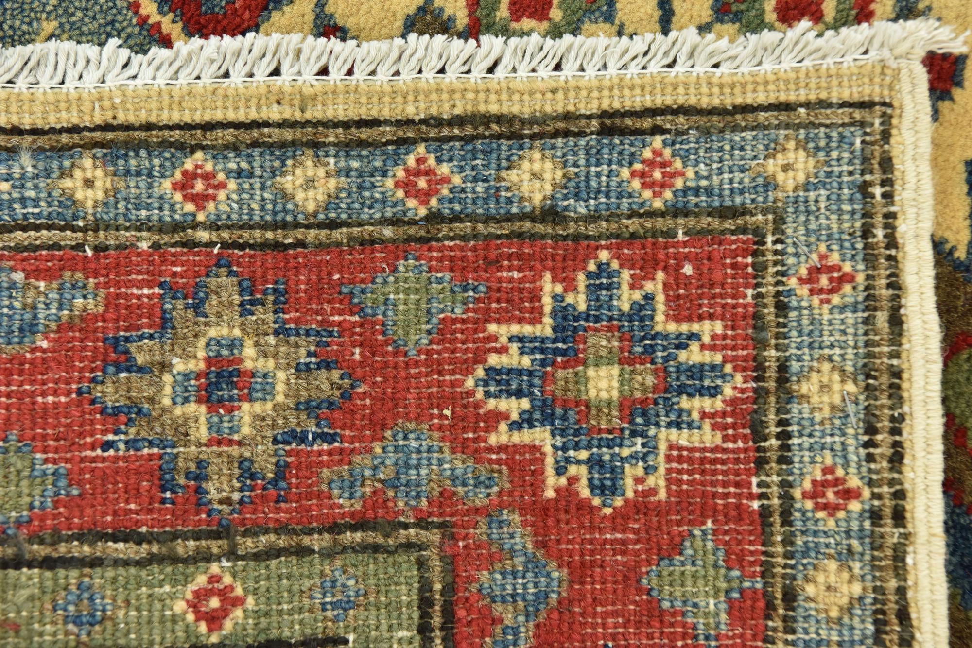 3' 3 x 4' 9 Hand Knotted Kazak Rug