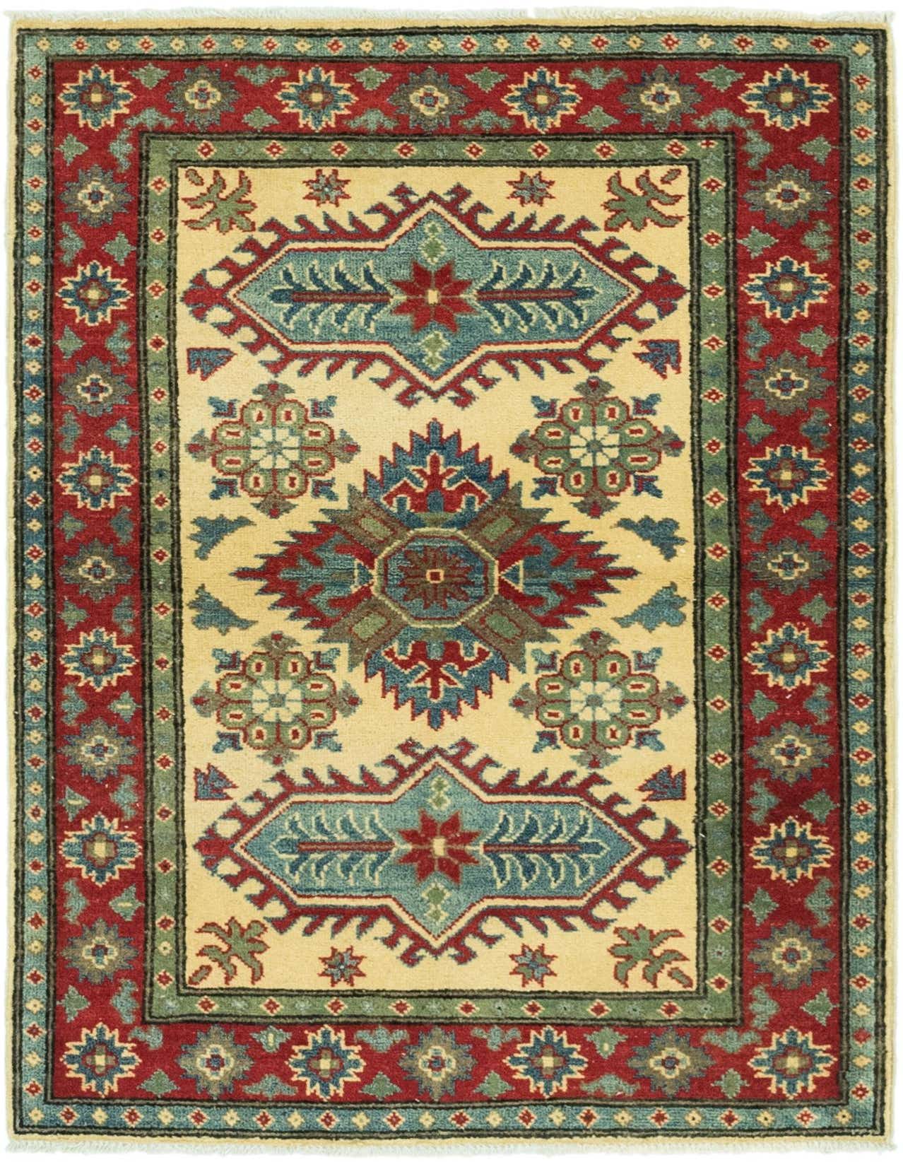 Primary image of 100cm x 145cm  Hand Knotted Kazak Alfombra