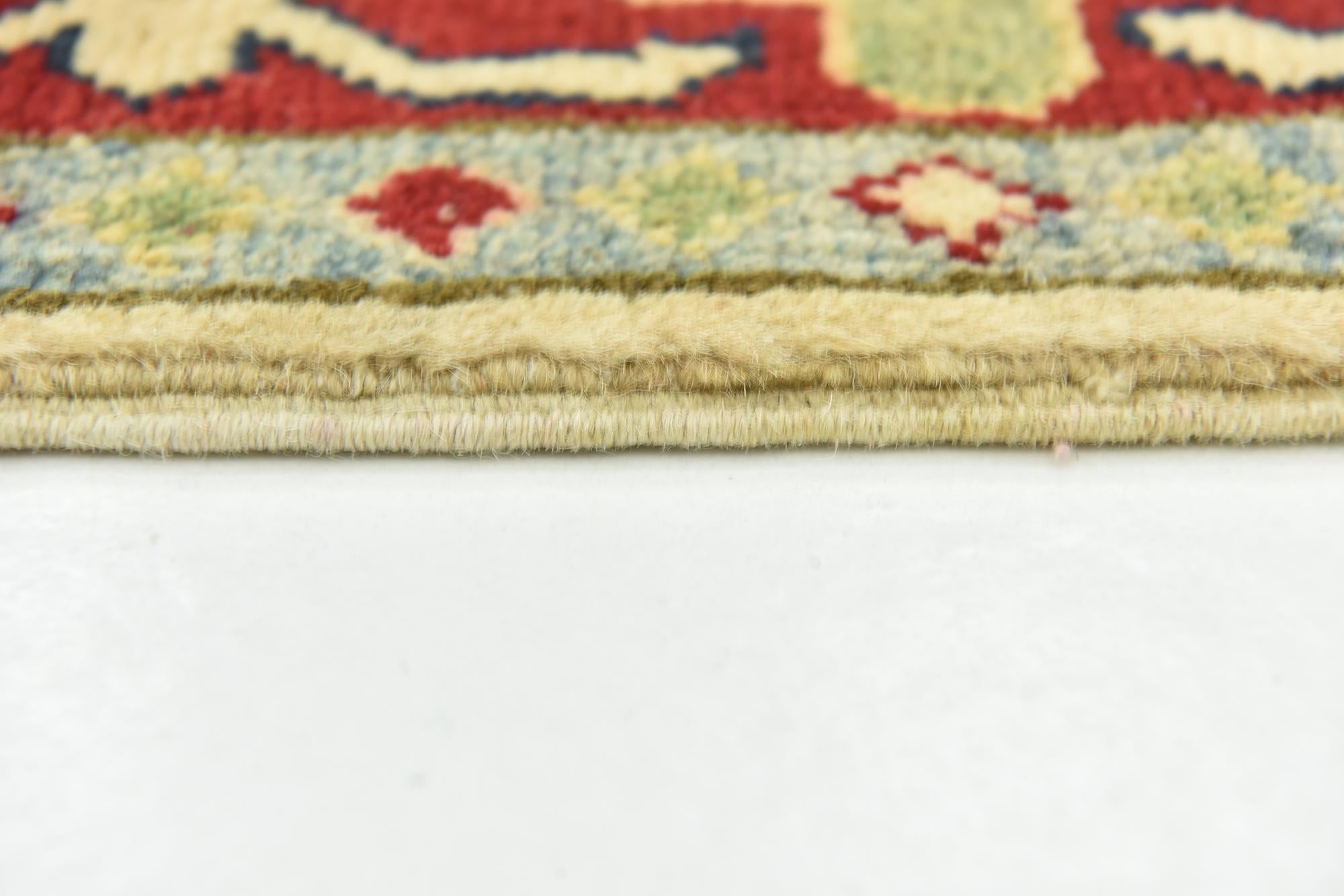 3' 3 x 5' Hand Knotted Kazak Rug