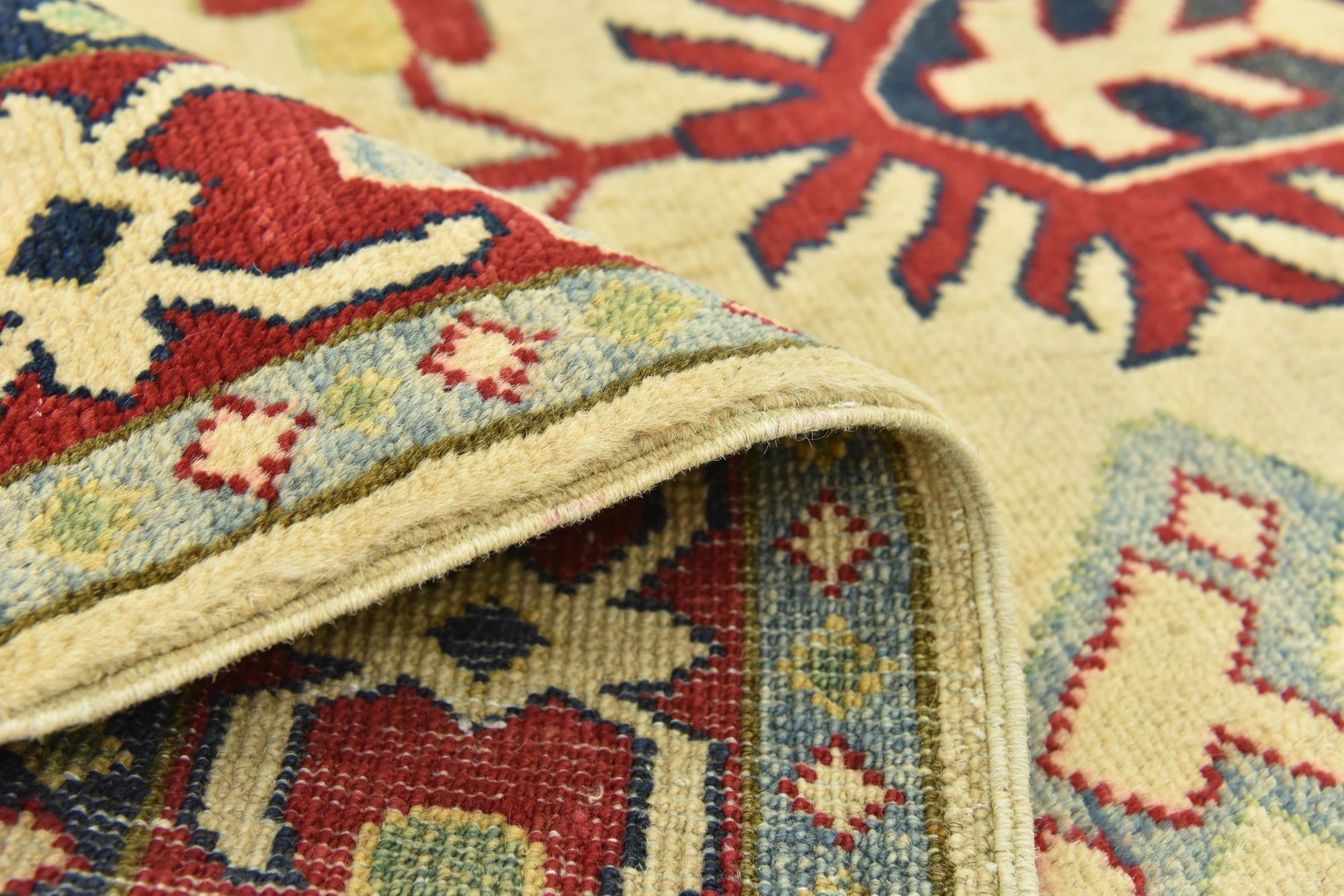 3' 3 x 5' Hand Knotted Kazak Rug