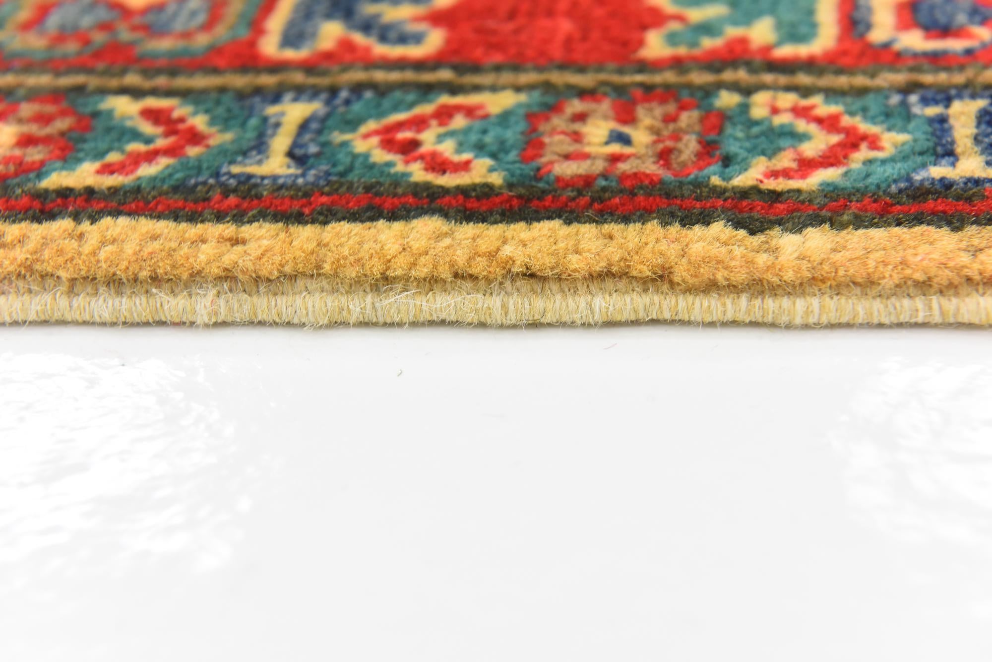5' x 7' Hand Knotted Kazak Rug