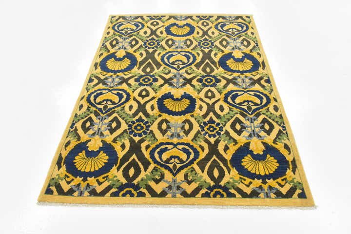 4' 10 x 6' 9 Hand Knotted Kazak Rug