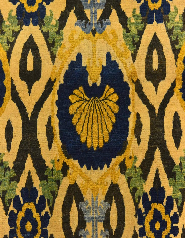 Detail image of 4' 10 x 6' 9 Hand Knotted Kazak Rug