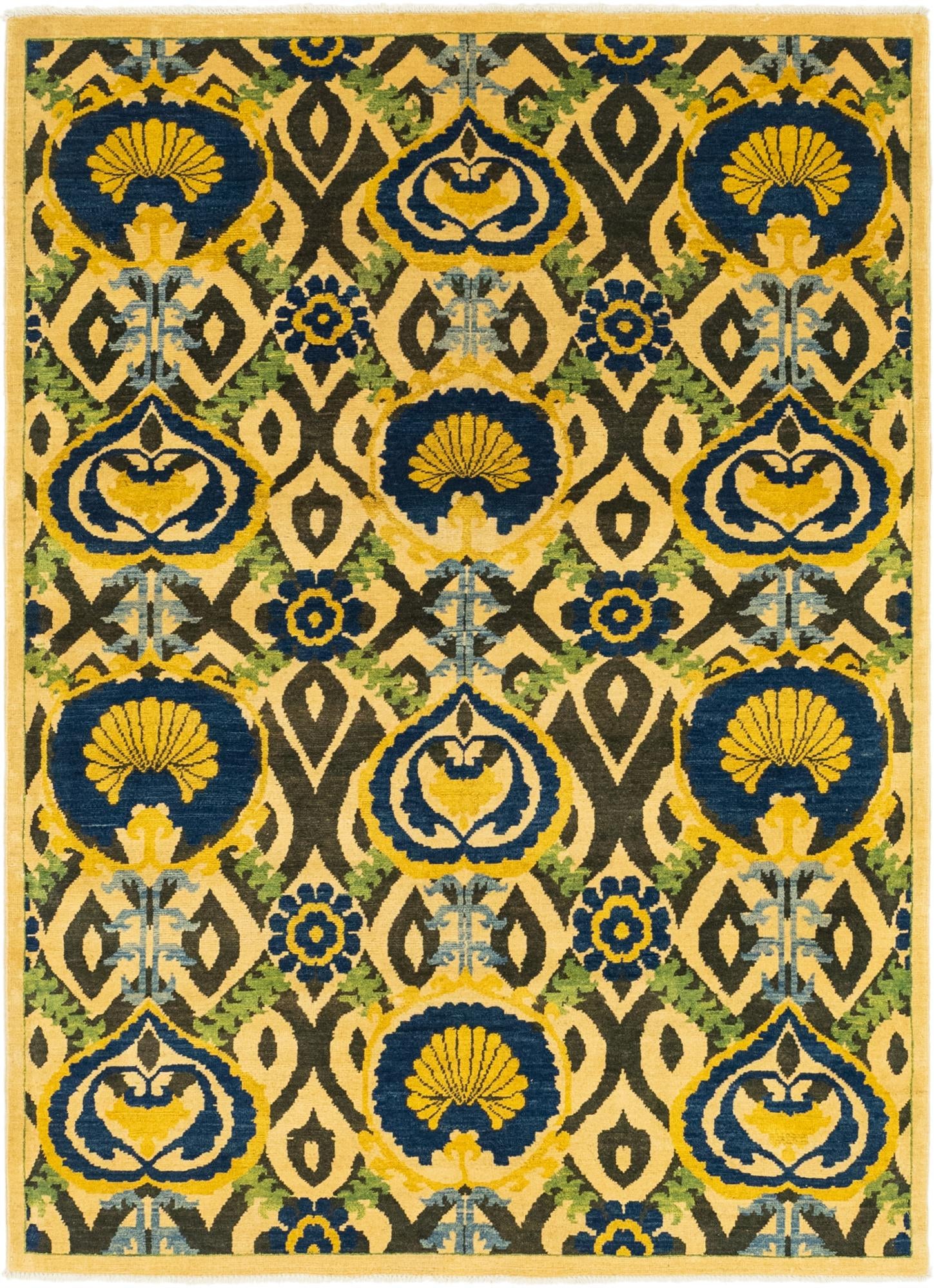 4' 10 x 6' 9 Hand Knotted Kazak Rug