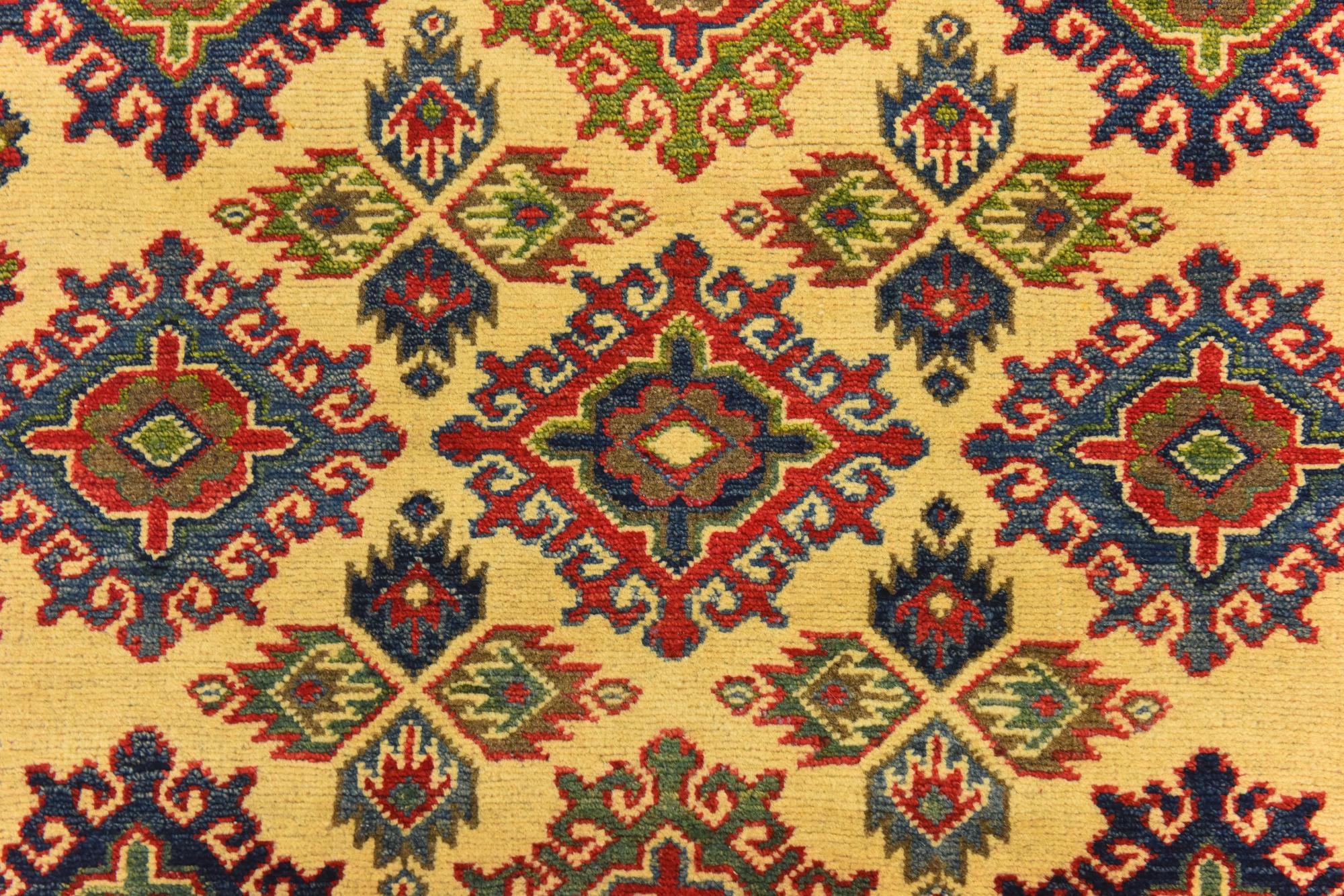 4' x 6' Hand Knotted Kazak Rug