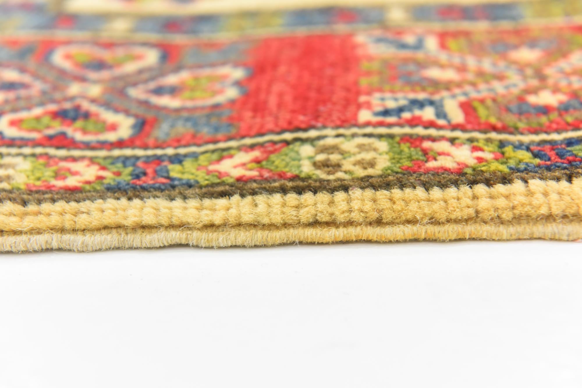 4' x 6' Hand Knotted Kazak Rug
