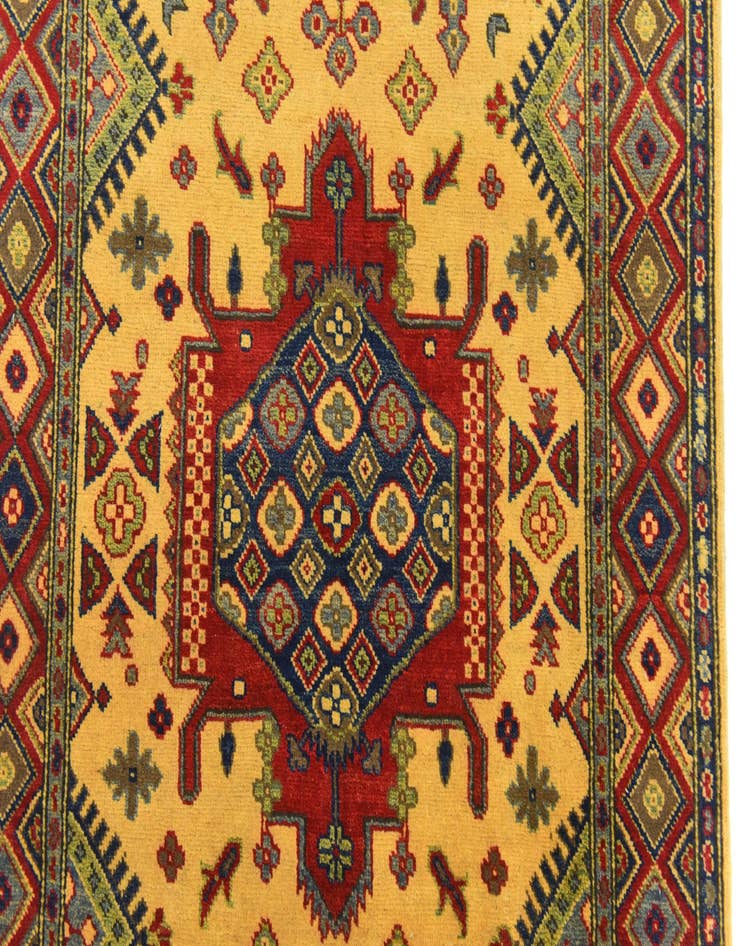 Detail image of 4' x 6' 2 Hand Knotted Kazak Rug