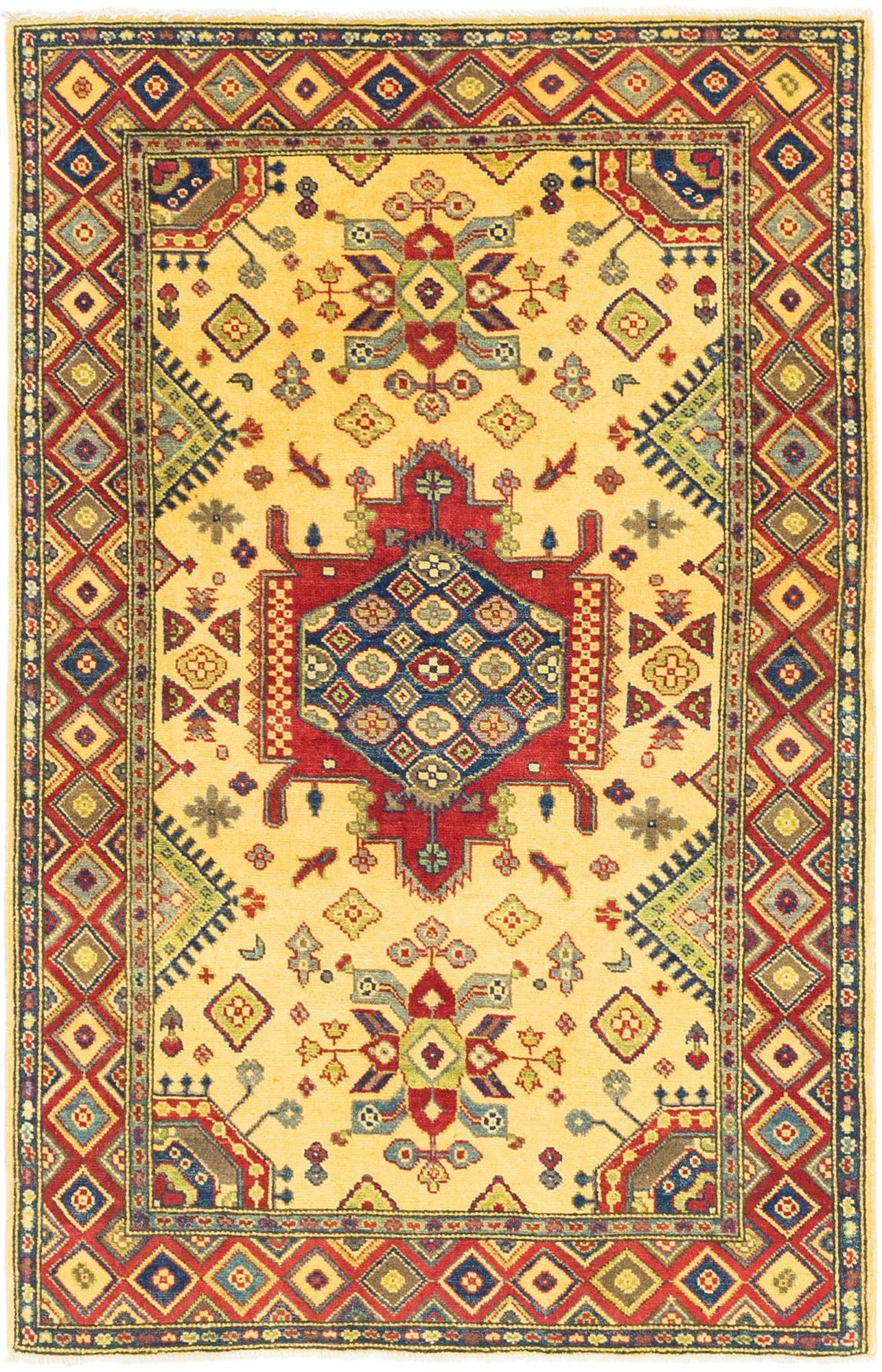 120cm x 190cm Hand Knotted Kazak Rug