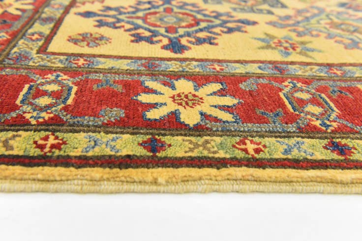 Detail image of 4' x 6' 4 Hand Knotted Kazak Rug