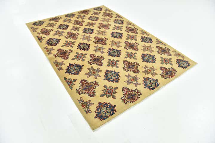 5' 9 x 8' Hand Knotted Kazak Rug