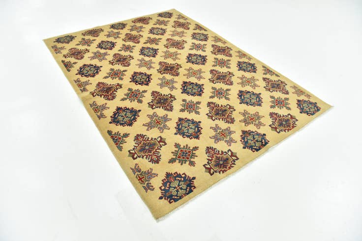 Detail image of 5' 9 x 8' Hand Knotted Kazak Rug