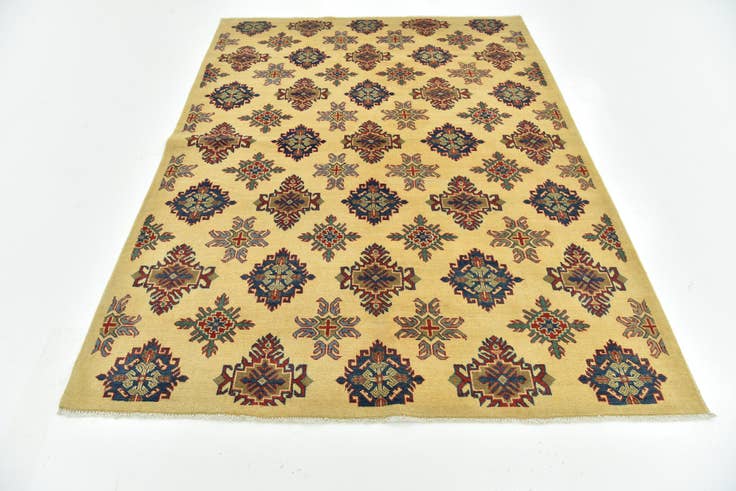 Detail image of 5' 9 x 8' Hand Knotted Kazak Rug