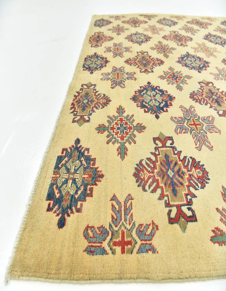 Detail image of 5' 9 x 8'  Hand Knotted Kazak Rug