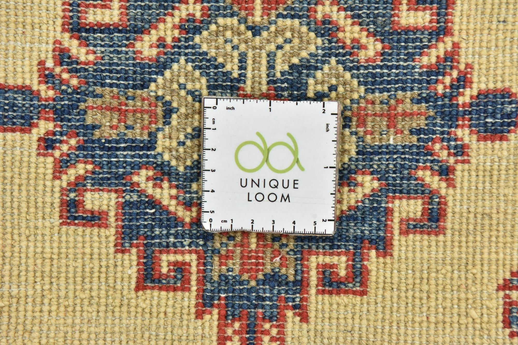 5' 9 x 8' Hand Knotted Kazak Rug